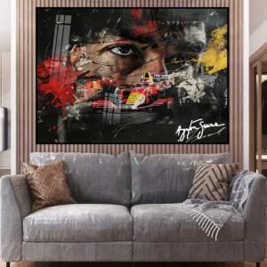 Quadro Fórmula 1 Estilo Senna – Arte Moderna Racing