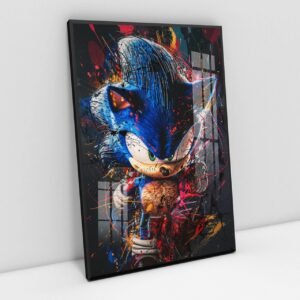 Quadro Sonic Street Art – Arte Urbana Moderna Colorida