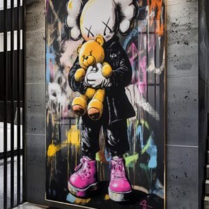 Quadro Street Art Teddy – Arte Urbana Moderna