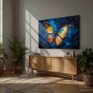 Quadro Borboleta Abstrata – Arte Moderna Colorida